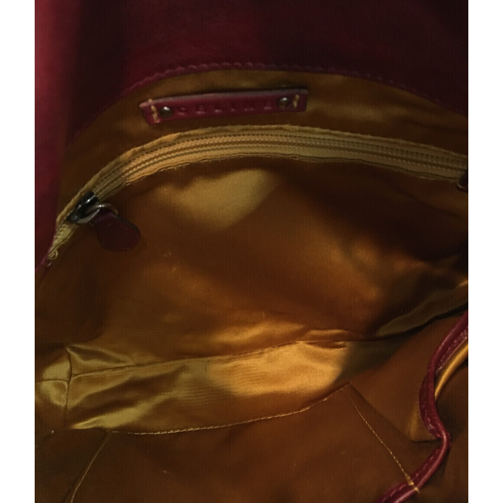 Celine crossbody bag Triangle Bag red leather - Picture 3 of 6